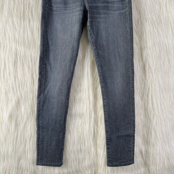 CQY Palme Gray High Rise Skinny Denim Jeans Cotton Blend Stretch Size 24 - Picture 3 of 11